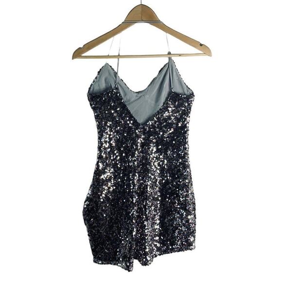 For Love and Lemons Showtime Sequin Mini Dress Womens Small Multicolor NWT $255 - Picture 11 of 13